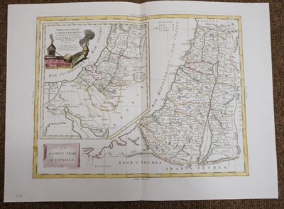 Lot 291 - Holy Land. Ottens (R. & J.), Het Beloofde Landt Israels. Terra Sancta..., Amsterdam, circa 1765