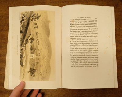 Lot 11 - Estourmel (Joseph d'). Journal d'un voyage en orient, 1st edition, 1844