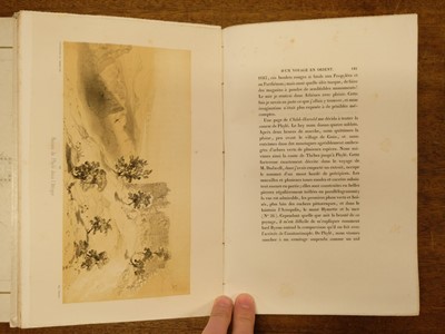 Lot 11 - Estourmel (Joseph d'). Journal d'un voyage en orient, 1st edition, 1844
