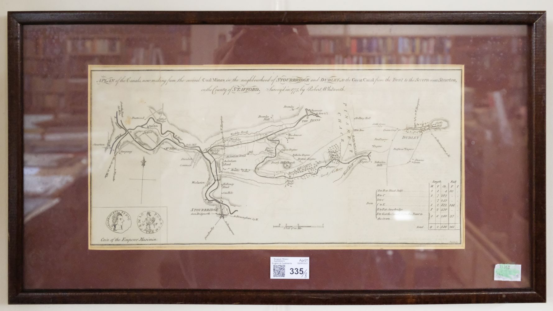 Ancal Maps Lot 335 - Canal Maps. A collection of eight canal maps,