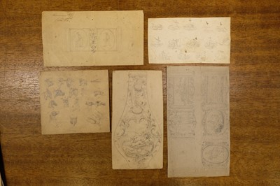 Lot 59 - Barnett (Edward, 1815-1894).  A collection of drawings for Nathaniel Mills of Birmingham