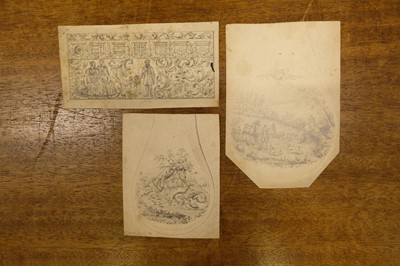 Lot 59 - Barnett (Edward, 1815-1894).  A collection of drawings for Nathaniel Mills of Birmingham