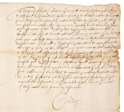 Lot 217 - Hyde (Edward, 1st earl of Clarendon, 1609-1674). Contemporary MS fair copy