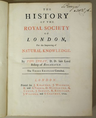 Lot 285 - Sprat, Hodder, Bacon and Quintilianus, a carton of antquarian books