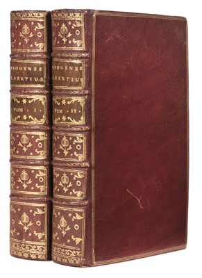 Lot 175 - Diogenes Laertius. De vitis clarorum philosophorum, 1739