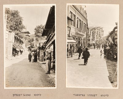 Lot 165 - Japan. An album of 26 mounted views of Japan, 1920s
