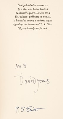 Lot 537 - Jones (David). In Parenthesis, 1961