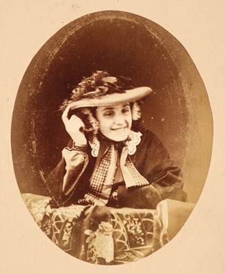 Lot 80 - Rejlander (Oscar Gustave, 1813-1875). Two portraits of a young girl, circa 1860