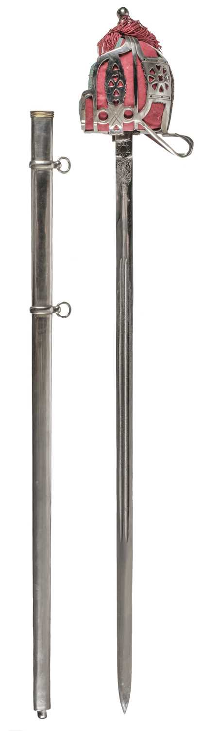 Lot 400 - Sword. Copy of a Scottish basket-hilt sword