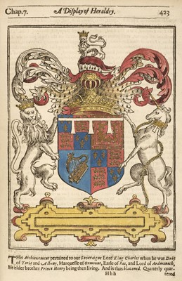 Lot 367 - Guillim (John). A Display of Heraldrie, 3rd edition, 1638