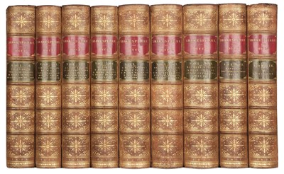 Lot 376 - Shakespeare (William). The Works..., 9 vols., 3rd ed., 1877