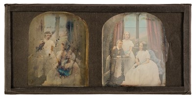 Lot 94 - Stereoscopic Daguerreotype.