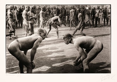 Lot 82 - Rodger (George, 1908-1995). Korongo Wrestlers, Kordofan, Southern Sudan, 1949