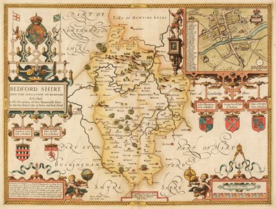 Lot 451 - Bedfordshire. Speed (John), Bedford Shire and the Situation of Bedford described..., 1616