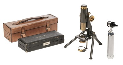 Lot 94 - Microscope. C. Baker monocular microscope