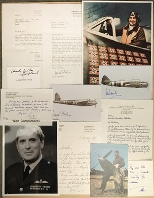 Lot 325 - World War II. A selection of signed postcards