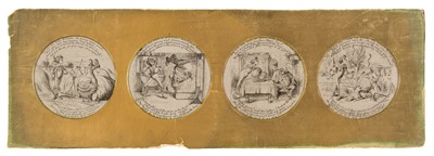 Lot 502 - After John Tenniel (1820-1914). A set of four drawings of scenes from Alice in Wonderland