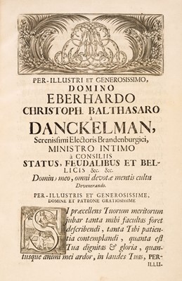 Lot 152 - Beger (Lorenz). Spicilegium Antiquitatis..., [Berlin], 1692.