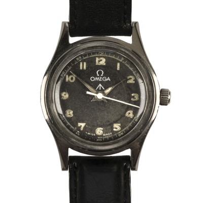 Lot 380 - Military Wristwatch. WWII Omega Wristwatch