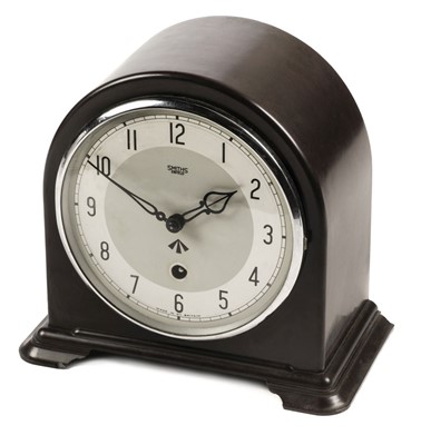 Lot 585 - Military Bakelite Mantel Clock by Smiths, Enfield