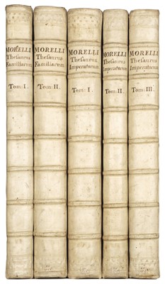 Lot 232 - Morell (Andreas). Thesaurus Morellianus, 1734