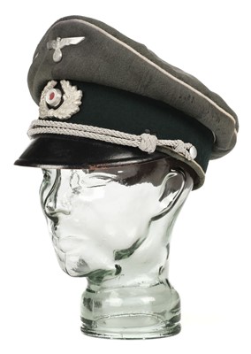 Lot 427 - Third Reich. WWII Infantry Officer's visor