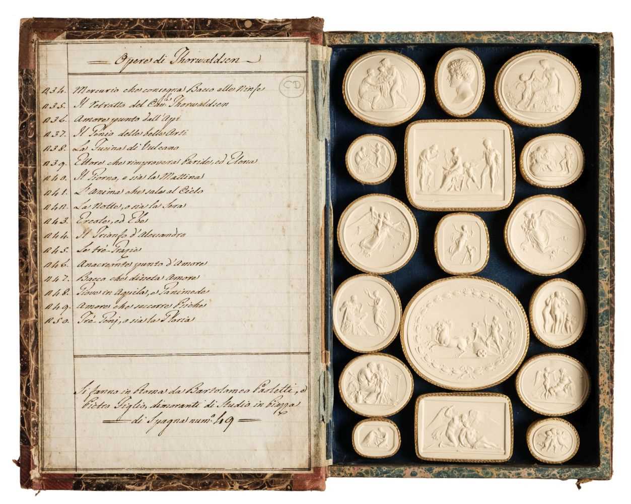 Lot 242 - Paoletti (Bartolomeo and Pietro). A collection of 300 plaster cameos, 1820