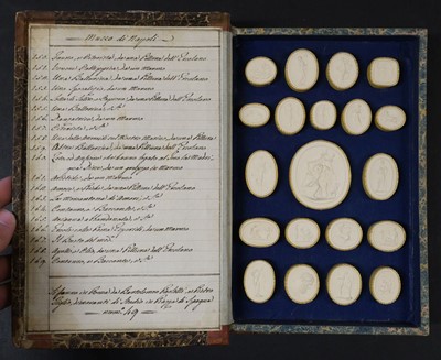 Lot 242 - Paoletti (Bartolomeo and Pietro). A collection of 300 plaster cameos, 1820