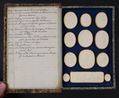Lot 242 - Paoletti (Bartolomeo and Pietro). A collection of 300 plaster cameos, 1820