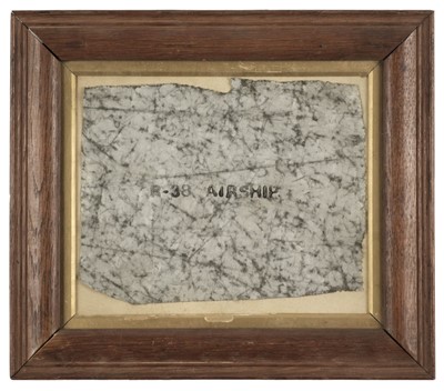 Lot 498 - Airship. R38 Fabric - River Humber 1921