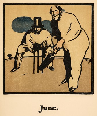 Lot 391 - Nicholson (William). Almanac of Twelve Sports, 1898