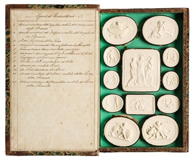 Lot 243 - Paoletti (Pietro, 1801-1847). A collection of 158 plaster cameos