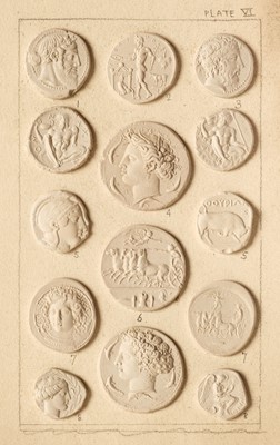 Lot 253 - Intaglios, illustrative of Greek history a Handbook of Greek and Roman Coins, by G.F. Hill, 1899