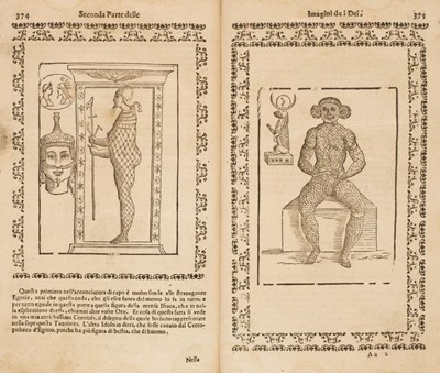 Lot 164 - Cartari (Vincenzo). Imagini delli dei de gl'antichi..., Venice, 1647