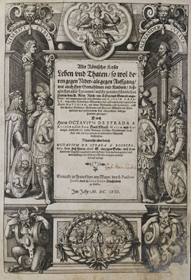 Lot 254 - Strada a Rosberg (Octavius de). Aller Romischer Keyser, 1618