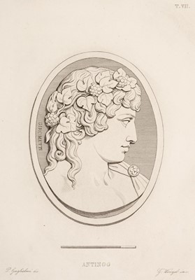 Lot 192 - Girometti (Giuseppe). Gemme incise dal cavaliere Giuseppe Girometti..., 1836