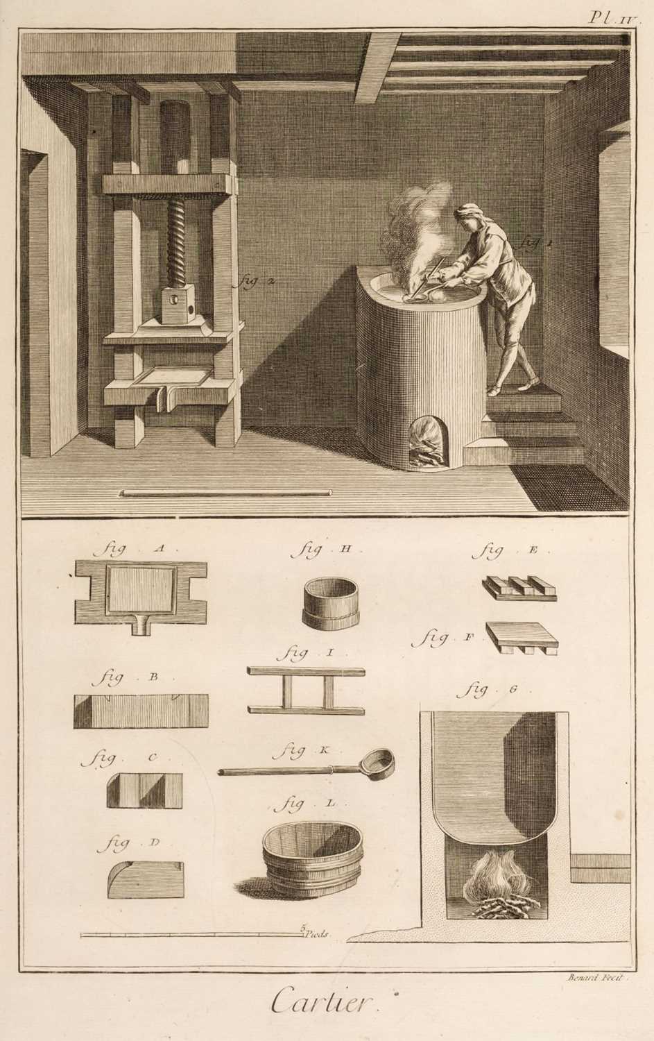 Lot 541 - Duhamel du Monceau (Henri-Louis). Art du Cartier, [Paris: Desaint & Saillant], 1762
