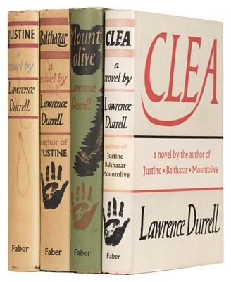 Lot 525 - Durrell (Lawrence). Alexandria Quartet. 1957-60