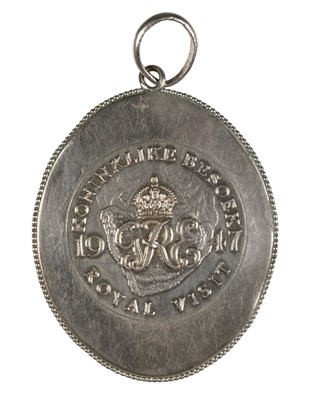 Lot 477 - Royal Visit 1947 Medal