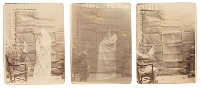 Lot 206 - Spirit Photography. A photograph album, by H.S. Eyre of St. Leonards on Sea, Sussex, c. 1897