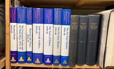 Lot 348 - Farndale (Martin). History of the Royal Regiment of Artillery,  6 volumes, 1986-2000