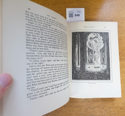 Lot 549 - Tolkien (J.R.R.) The Hobbit, 2nd impression, 1937