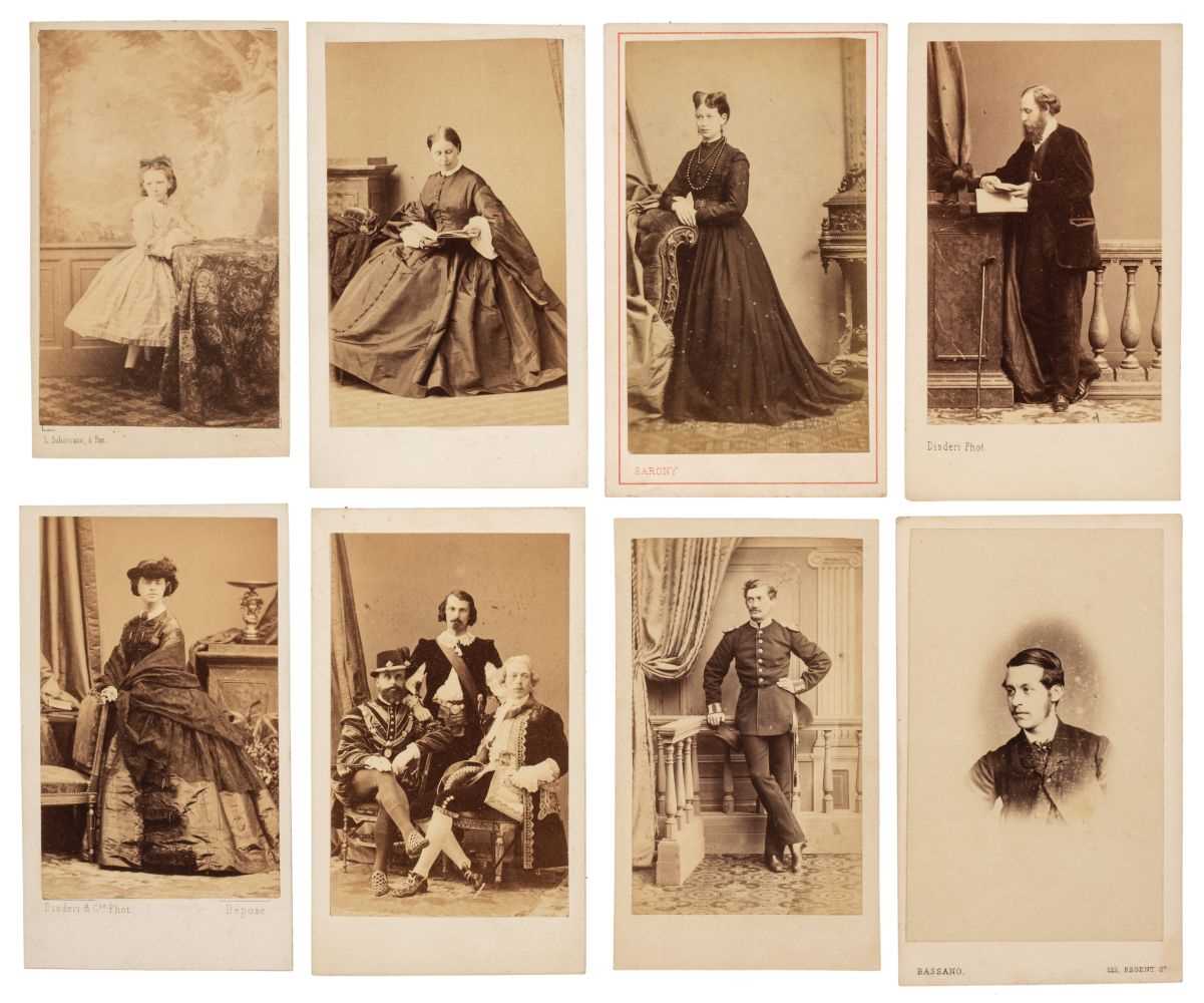 Lot 16 - Cartes de Visite. A group of approximately 700 mostly albumen print cartes de visite portraits