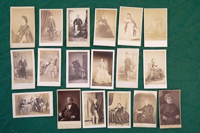 Lot 16 - Cartes de Visite. A group of approximately 700 mostly albumen print cartes de visite portraits