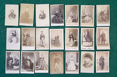 Lot 16 - Cartes de Visite. A group of approximately 700 mostly albumen print cartes de visite portraits