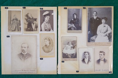 Lot 16 - Cartes de Visite. A group of approximately 700 mostly albumen print cartes de visite portraits