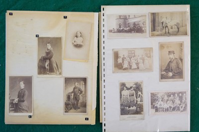 Lot 16 - Cartes de Visite. A group of approximately 700 mostly albumen print cartes de visite portraits
