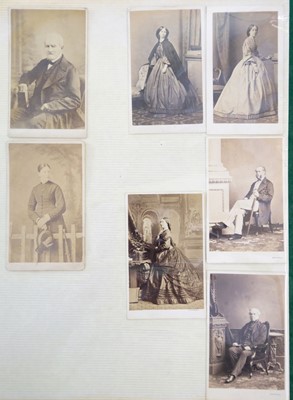 Lot 16 - Cartes de Visite. A group of approximately 700 mostly albumen print cartes de visite portraits