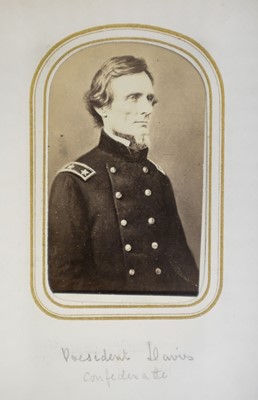Lot 18 - Cartes de Visite. An album containing approximately 90 cartes de visite
