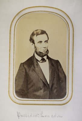 Lot 18 - Cartes de Visite. An album containing approximately 90 cartes de visite